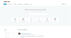 Desktop Screenshot of my.proxmox.com